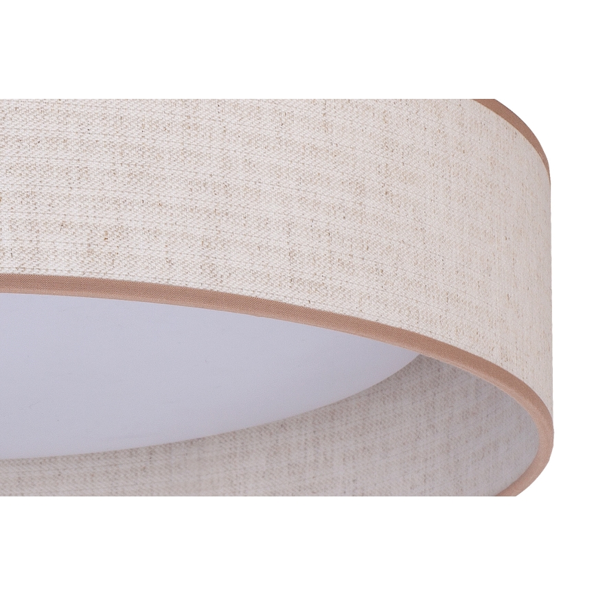 Duolla - Φωτιστικό οροφής LED ROLLER LED/24W/230V διάμετρος 45 cm μπεζ