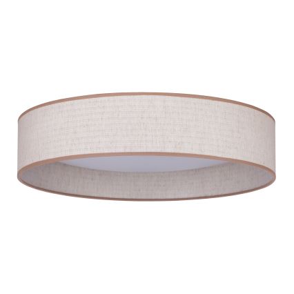 Duolla - Φωτιστικό οροφής LED ROLLER LED/24W/230V διάμετρος 45 cm μπεζ