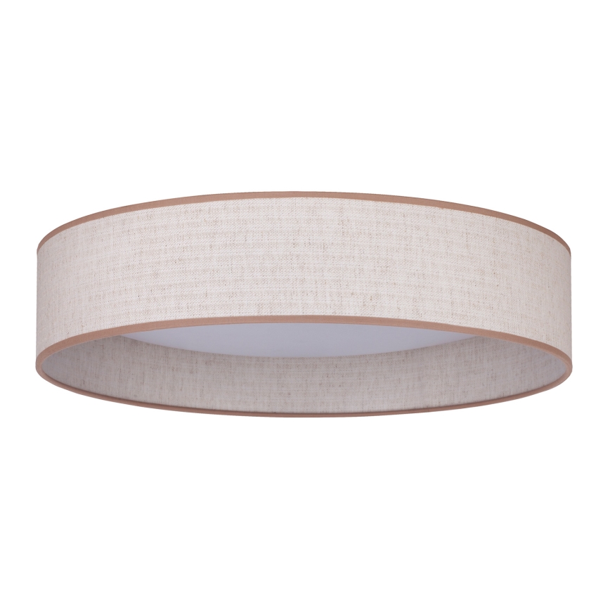 Duolla - Φωτιστικό οροφής LED ROLLER LED/24W/230V διάμετρος 45 cm μπεζ