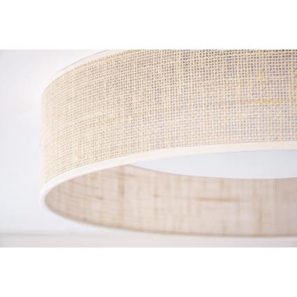 Duolla - Φωτιστικό οροφής LED ROLLER LED/24W/230V διάμετρος 45 cm μπεζ