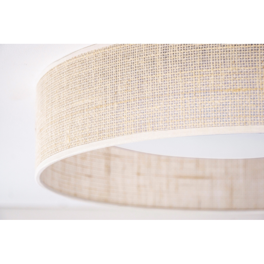 Duolla - Φωτιστικό οροφής LED ROLLER LED/24W/230V διάμετρος 45 cm μπεζ