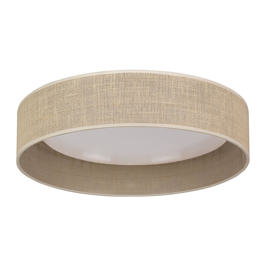 Duolla - Φωτιστικό οροφής LED ROLLER LED/24W/230V διάμετρος 45 cm μπεζ