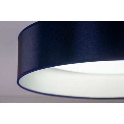 Duolla - Φωτιστικό οροφής LED ROLLER LED/24W/230V διάμετρος 45 cm μπλε/ασημί