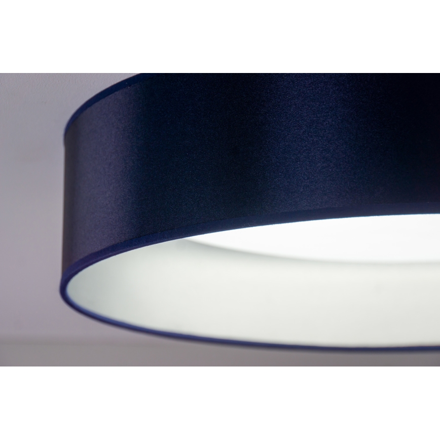Duolla - Φωτιστικό οροφής LED ROLLER LED/24W/230V διάμετρος 45 cm μπλε/ασημί