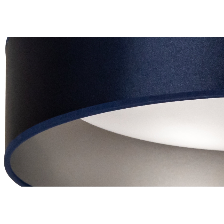 Duolla - Φωτιστικό οροφής LED ROLLER LED/24W/230V διάμετρος 45 cm μπλε/ασημί