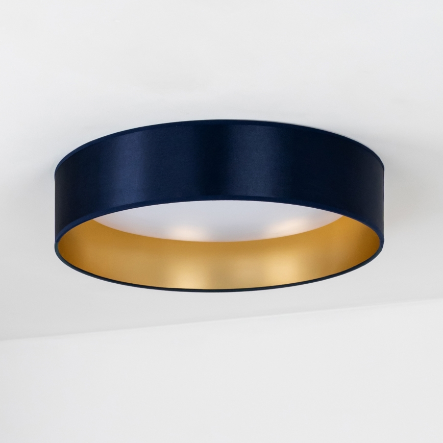 Duolla - Φωτιστικό οροφής LED ROLLER LED/24W/230V διάμετρος 45 cm μπλε/χρυσό