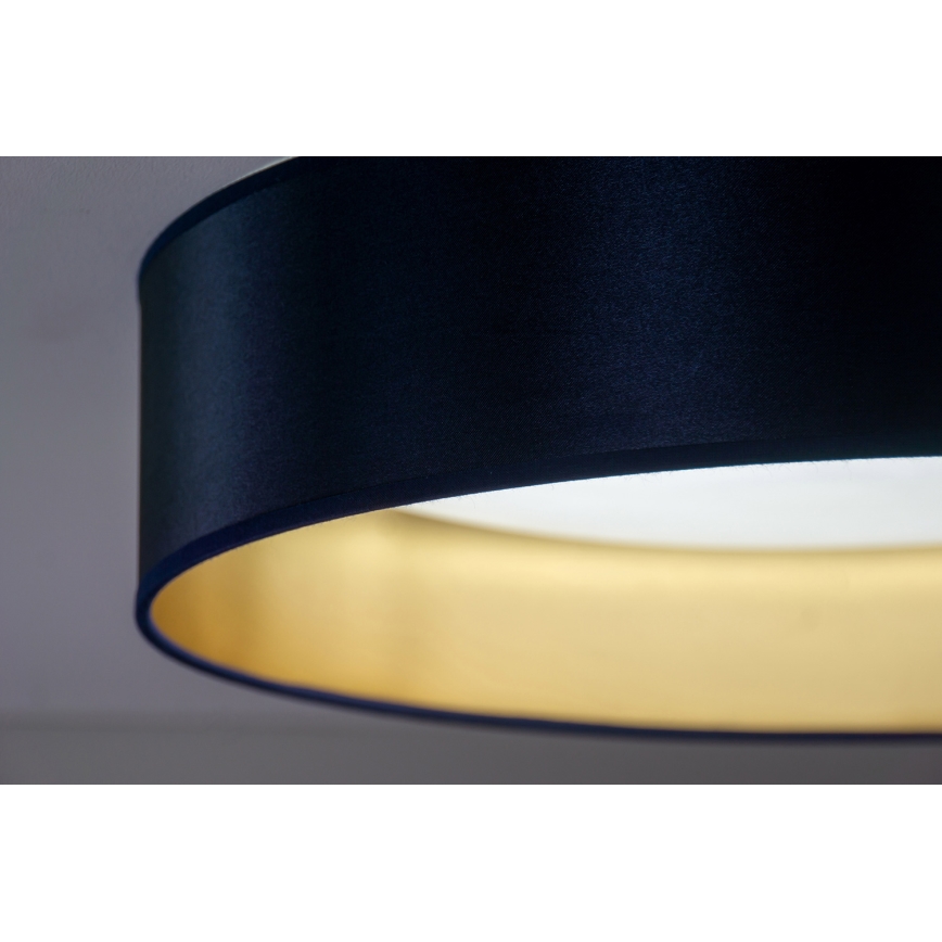 Duolla - Φωτιστικό οροφής LED ROLLER LED/24W/230V διάμετρος 45 cm μπλε/χρυσό