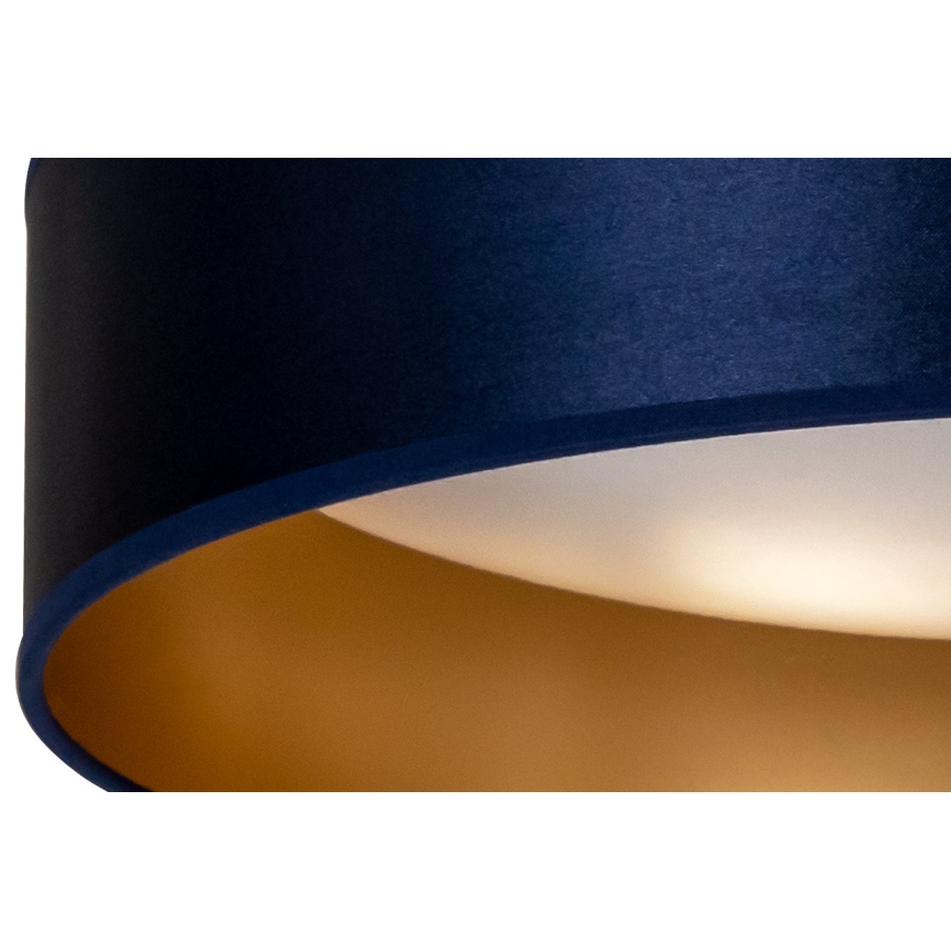 Duolla - Φωτιστικό οροφής LED ROLLER LED/24W/230V διάμετρος 45 cm μπλε/χρυσό