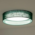 Duolla - Φωτιστικό οροφής LED ROLLER LED/24W/230V διάμετρος 45 cm πράσινο