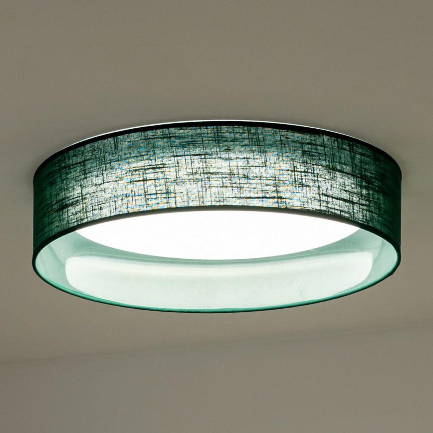 Duolla - Φωτιστικό οροφής LED ROLLER LED/24W/230V διάμετρος 45 cm πράσινο