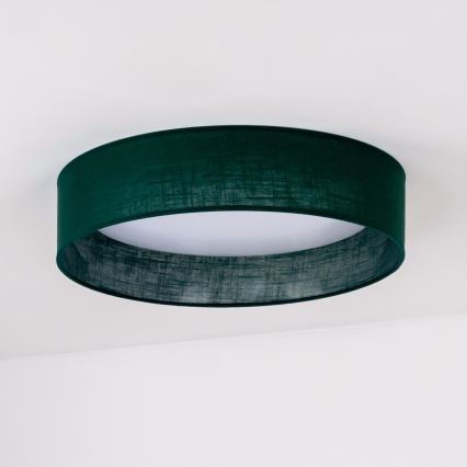 Duolla - Φωτιστικό οροφής LED ROLLER LED/24W/230V διάμετρος 45 cm πράσινο