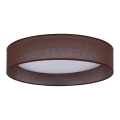 Duolla - Φωτιστικό οροφής LED ROLLER LED/24W/230V διάμετρος 45 cm σκούρο καφέ