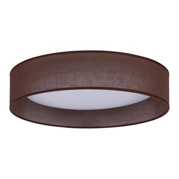 Duolla - Φωτιστικό οροφής LED ROLLER LED/24W/230V διάμετρος 45 cm σκούρο καφέ