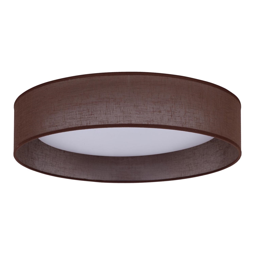 Duolla - Φωτιστικό οροφής LED ROLLER LED/24W/230V διάμετρος 45 cm σκούρο καφέ