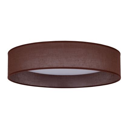 Duolla - Φωτιστικό οροφής LED ROLLER LED/24W/230V διάμετρος 45 cm σκούρο καφέ