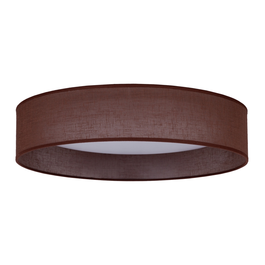 Duolla - Φωτιστικό οροφής LED ROLLER LED/24W/230V διάμετρος 45 cm σκούρο καφέ