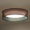 Duolla - Φωτιστικό οροφής LED ROLLER LED/24W/230V διάμετρος 45 cm χαλκός/μαύρο