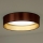 Duolla - Φωτιστικό οροφής LED ROLLER LED/24W/230V διάμετρος 45 cm χαλκός/χρυσό