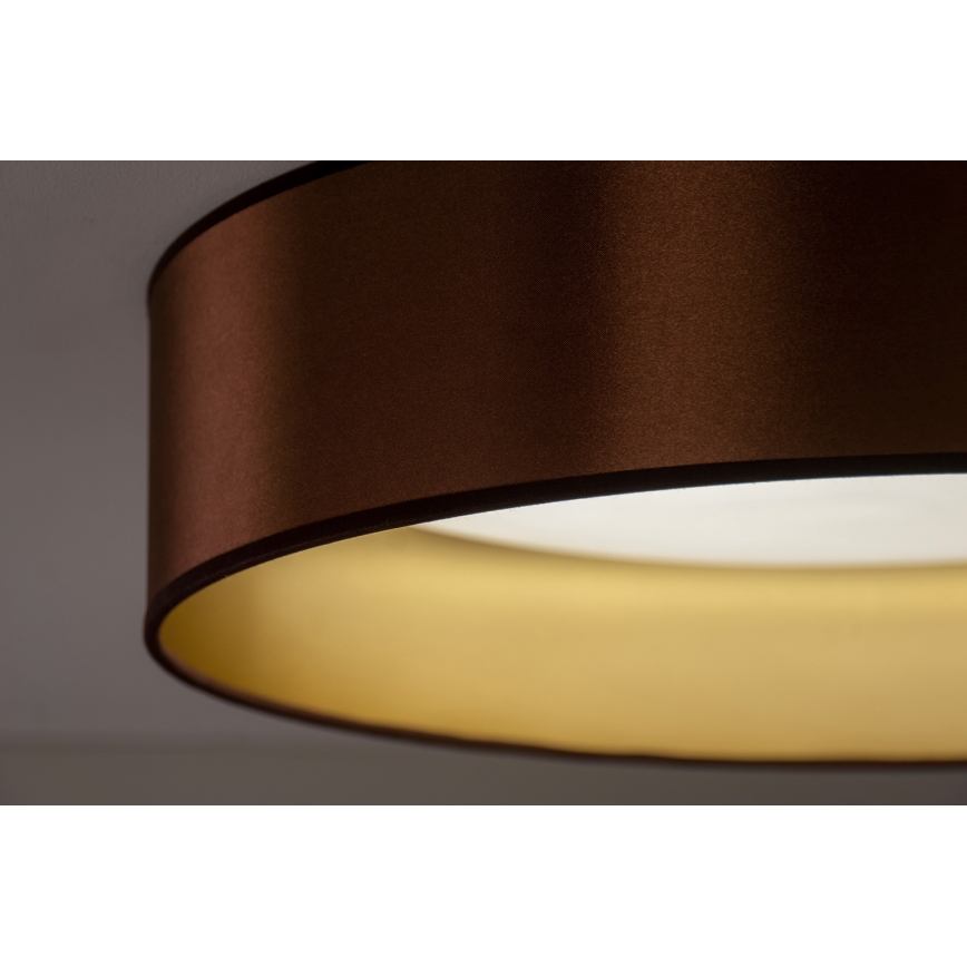 Duolla - Φωτιστικό οροφής LED ROLLER LED/24W/230V διάμετρος 45 cm χαλκός/χρυσό