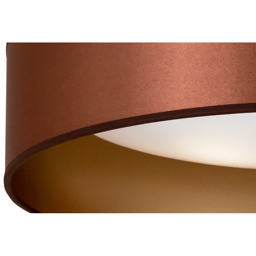 Duolla - Φωτιστικό οροφής LED ROLLER LED/24W/230V διάμετρος 45 cm χαλκός/χρυσό