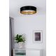 Duolla - Φωτιστικό οροφής LED ROLLER LED/24W/230V μαύρο/χρυσαφί