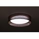 Duolla - Φωτιστικό οροφής LED ROLLER LED/24W/230V σκούρο καφέ