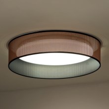 Duolla - Φωτιστικό οροφής LED ROLLER LED/24W/230V χάλκινο/μαύρο