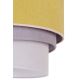 Duolla - Φωτιστικό οροφής TRIO 1xE27/15W/230V διάμετρος 45 cm κίτρινο/γκρι/λευκό