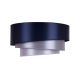 Duolla - Φωτιστικό οροφής TRIO 1xE27/15W/230V διάμετρος 45 cm μπλε/ασημί/χάλκινο