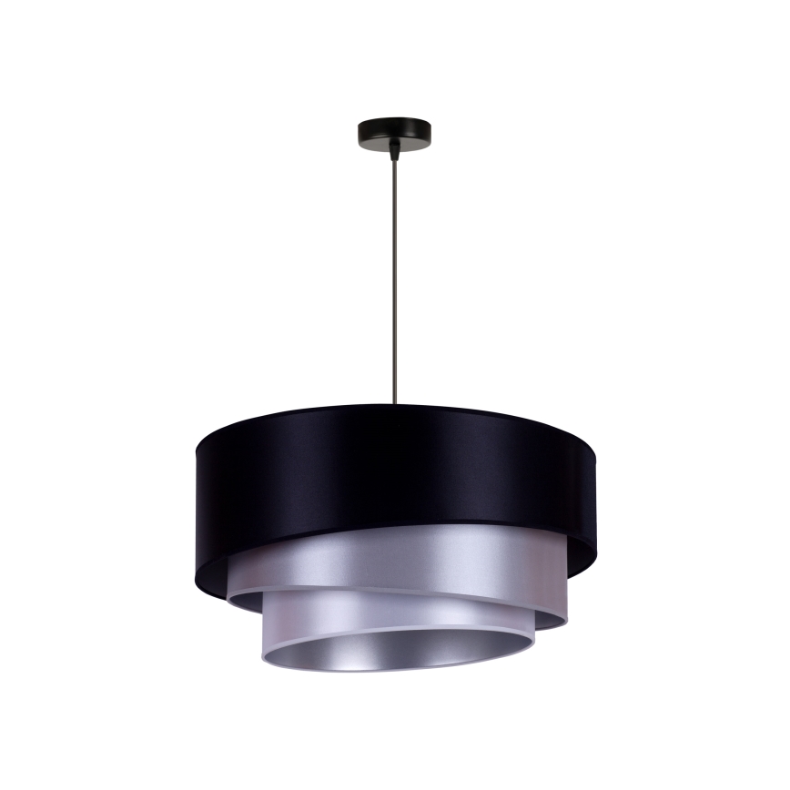 Duolla - Φωτιστικό οροφής TRIO 1xE27/15W/230V διάμετρος 60 cm μπλε/ασήμι