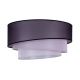 Duolla - Φωτιστικό οροφής TRIO 3xE27/15W/230V διάμετρος 60 cm μαύρο/ροζ/ασημί