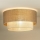 Duolla - Φωτιστικό οροφής YUTE BOHO 3xE27/15W/230V διάμετρος 60 cm καφέ/κρεμ