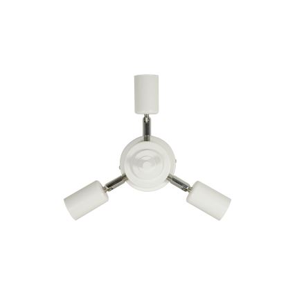 Duolla - Φωτιστικό οροφής YUTE BOHO 3xE27/15W/230V διάμετρος 60 cm καφέ/κρεμ