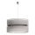 Duolla - Φωτιστικό οροφής με καλώδιο DUO 1xE27/15W/230V διάμ. 40 εκ. γκρι