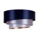Duolla - Φωτιστικό οροφήςTRIO 3xE27/15W/230V διάμετρος 60 cm μπλε/ασημί/χάλκινο