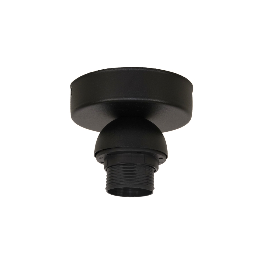 Duolla - Φωτιστικό τοίχου TOKYO RATTAN 1xE27/15W/230V διάμετρος 50 cm ασημί/μαύρο