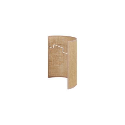 Duolla - Φωτιστικό τοίχου YUTE 1xE27/15W/230V διάμετρος 20 cm καφέ