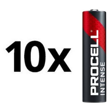 Duracell - 10 τμχ Αλκαλική μπαταρία Procell Intense LR03/AAA 1,5V 1465 mAh