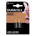 Duracell - 2 τμχ Αλκαλική μπαταρία MN21/A23 12V 50 mAh