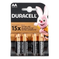 Duracell - 4 τμχ Αλκαλική μπαταρία Basic LR06/AA 1,5V 2650 mAh