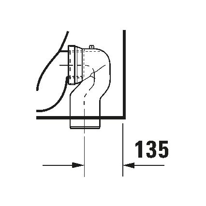 Duravit 21150900002 - Επιδαπέδιο WC D-CODE κεραμικό/γυαλιστερό λευκό