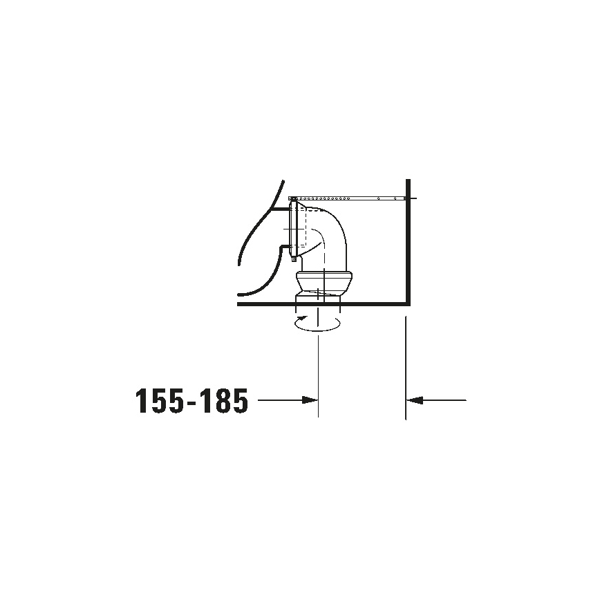Duravit 21180900002 - Σετ WC D-CODE, κεραμικό/γυαλιστερό λευκό