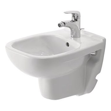 Duravit 22371500002 - Επιτοίχιος μπιντές D-CODE από κεραμικό, γυαλιστερό λευκό