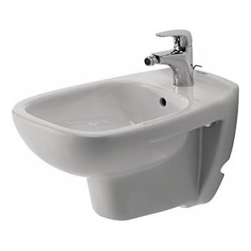 Duravit 22571500002 - Επιτοίχιο μπιντέ D-CODE, κεραμικό, γυαλιστερό λευκό