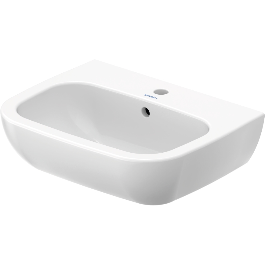 Duravit 23105500002 - Επιτοίχιος νιπτήρας D-CODE 55x43 cm κεραμικό/γυαλιστερό λευκό