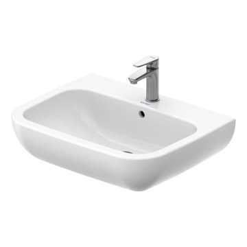 Duravit 23106500002 - Επιτοίχιος νιπτήρας D-CODE 65x50 cm κεραμικός/γυαλιστερό λευκό