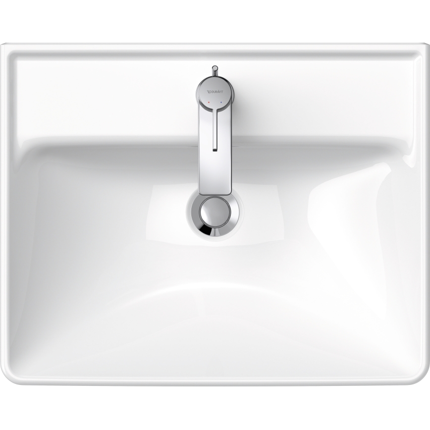 Duravit 2366550000 - Επιτοίχιος νιπτήρας D-NEO 55x44 cm κεραμικός/γυαλιστερό λευκό