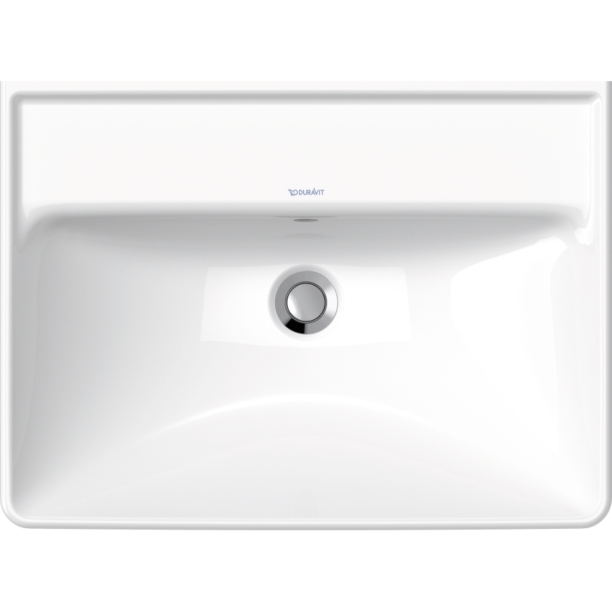 Duravit 2366600060 - Επίτοιχος νιπτήρας D-NEO 60x44 cm κεραμικός/γυαλιστερό λευκό