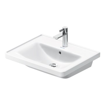 Duravit 2367600000 - Επιτοίχιος νιπτήρας D-NEO 60x48 cm, κεραμικός/γυαλιστερό λευκό