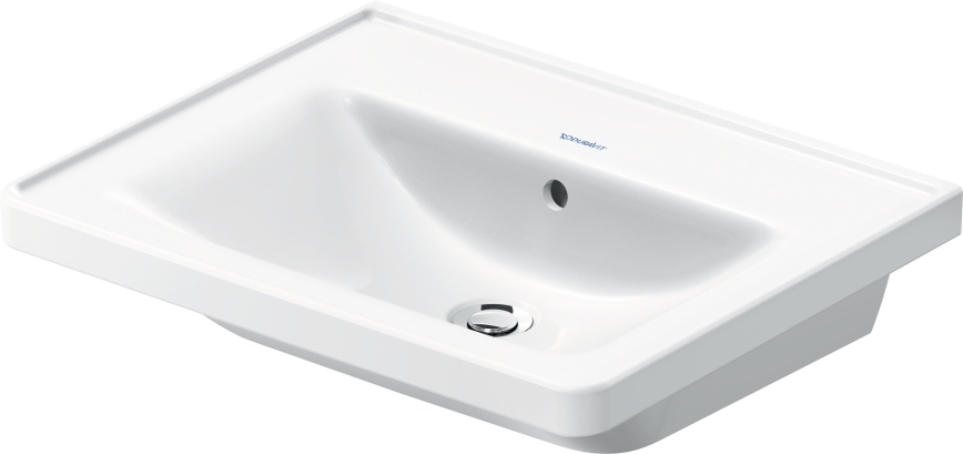 Duravit 2367600060 - Επιτοίχιος νιπτήρας D-NEO 60x48 εκ. κεραμικό/γυαλιστερό λευκό